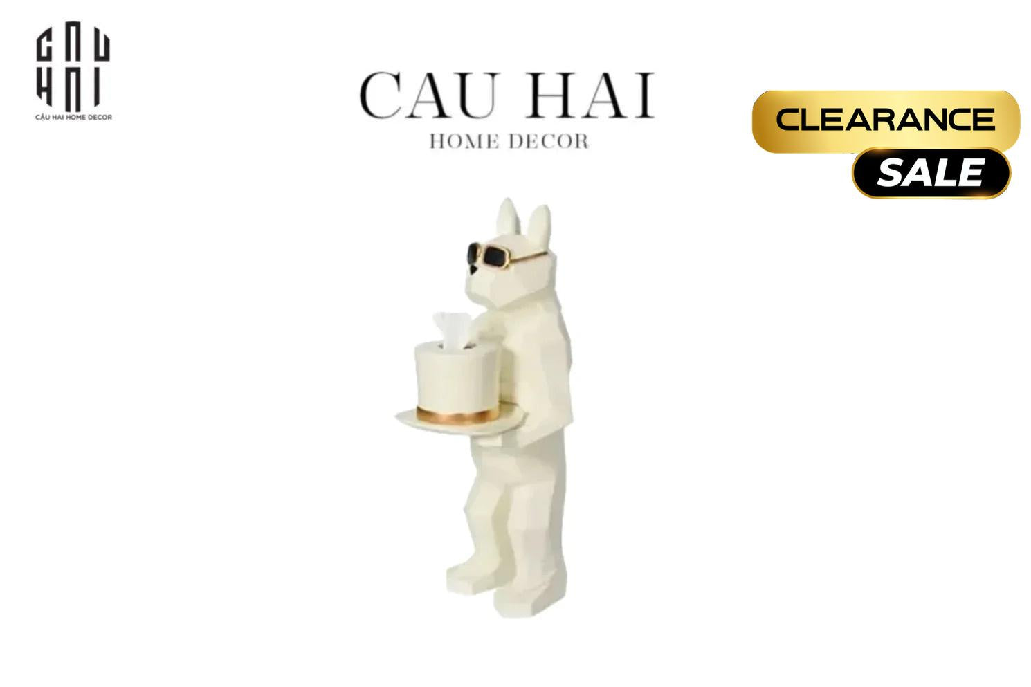 TƯỢNG ĐỰNG GIẤY WHITE BULL