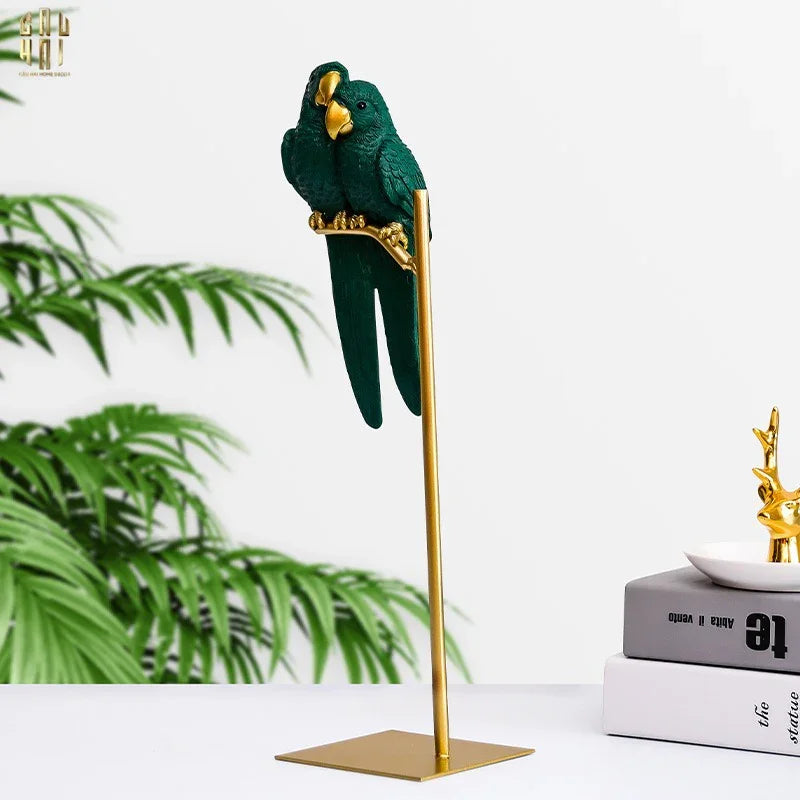 TƯỢNG EDEN'S PARROT - EMERALD