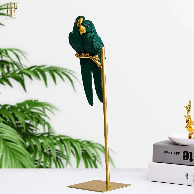 TƯỢNG EDEN'S PARROT - EMERALD