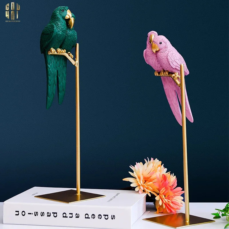 TƯỢNG EDEN'S PARROT - EMERALD