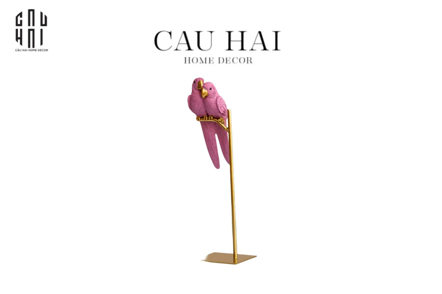 TƯỢNG EDEN'S PARROT - PINK