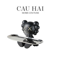 Tượng Figurine Sitting Black Kaw Fw25-TƯỢNG TRANG TRÍ-CẬU HAI HOME DECOR