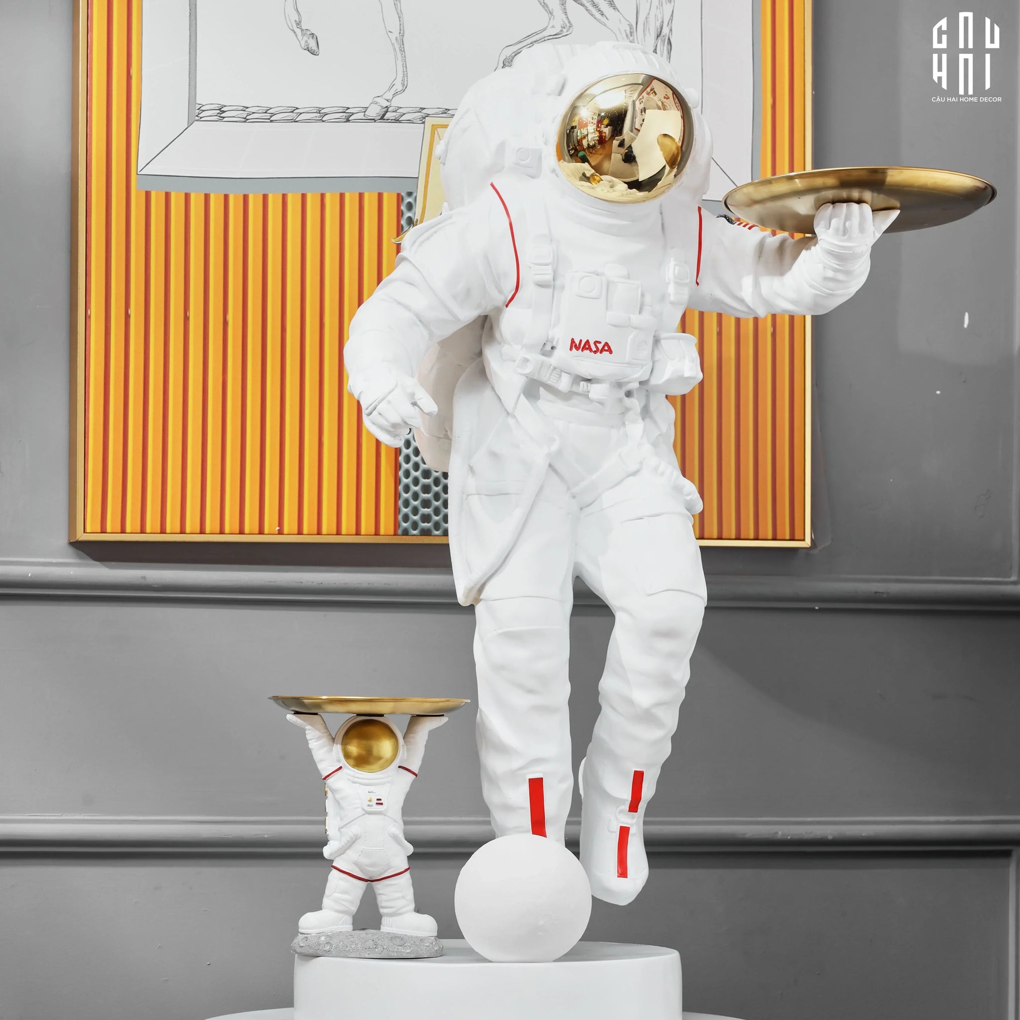 Tượng Figurine Xtreme Astronaut – White Ss25-TƯỢNG TRANG TRÍ-CẬU HAI HOME DECOR