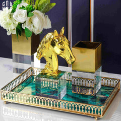 Tượng Gilded Pegasus Fw25-CẬU HAI HOME DECOR