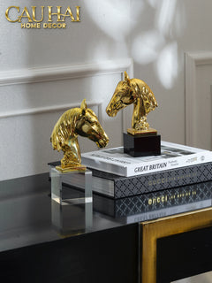 Tượng Gilded Pegasus Fw25-CẬU HAI HOME DECOR
