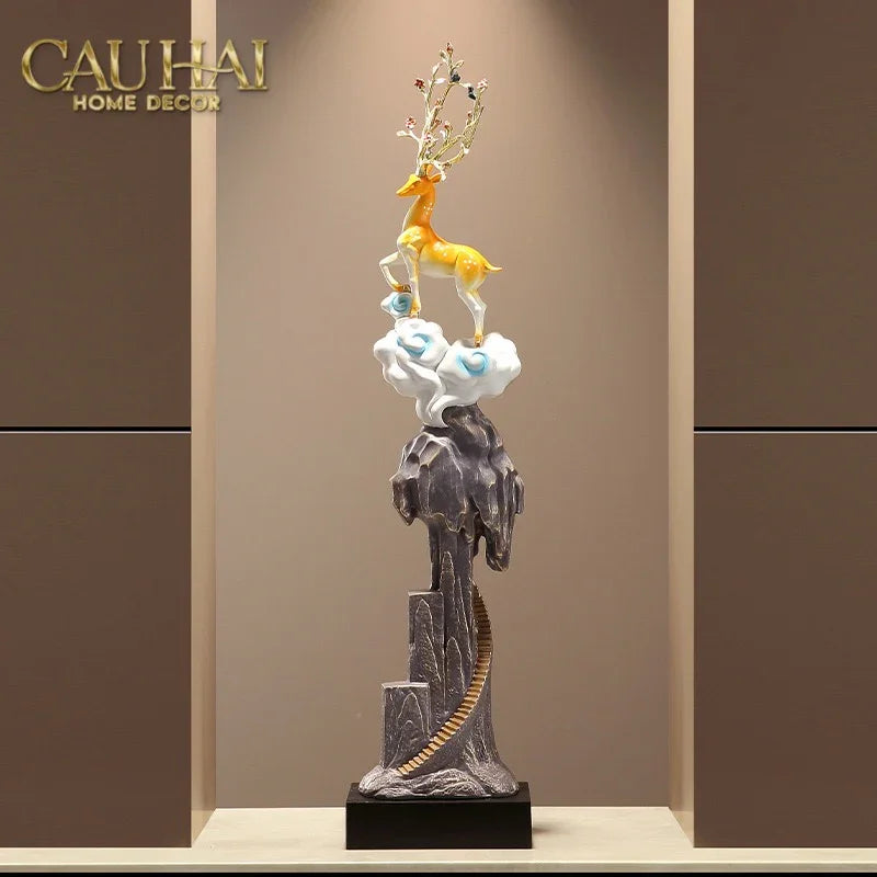 tet-couture-tuong-huou-kim-thien-huu-celestial-antler-peak-sculpture-h89-tuong-trang-tri-cau-hai-home-decor-4 - CẬU HAI HOME DECOR