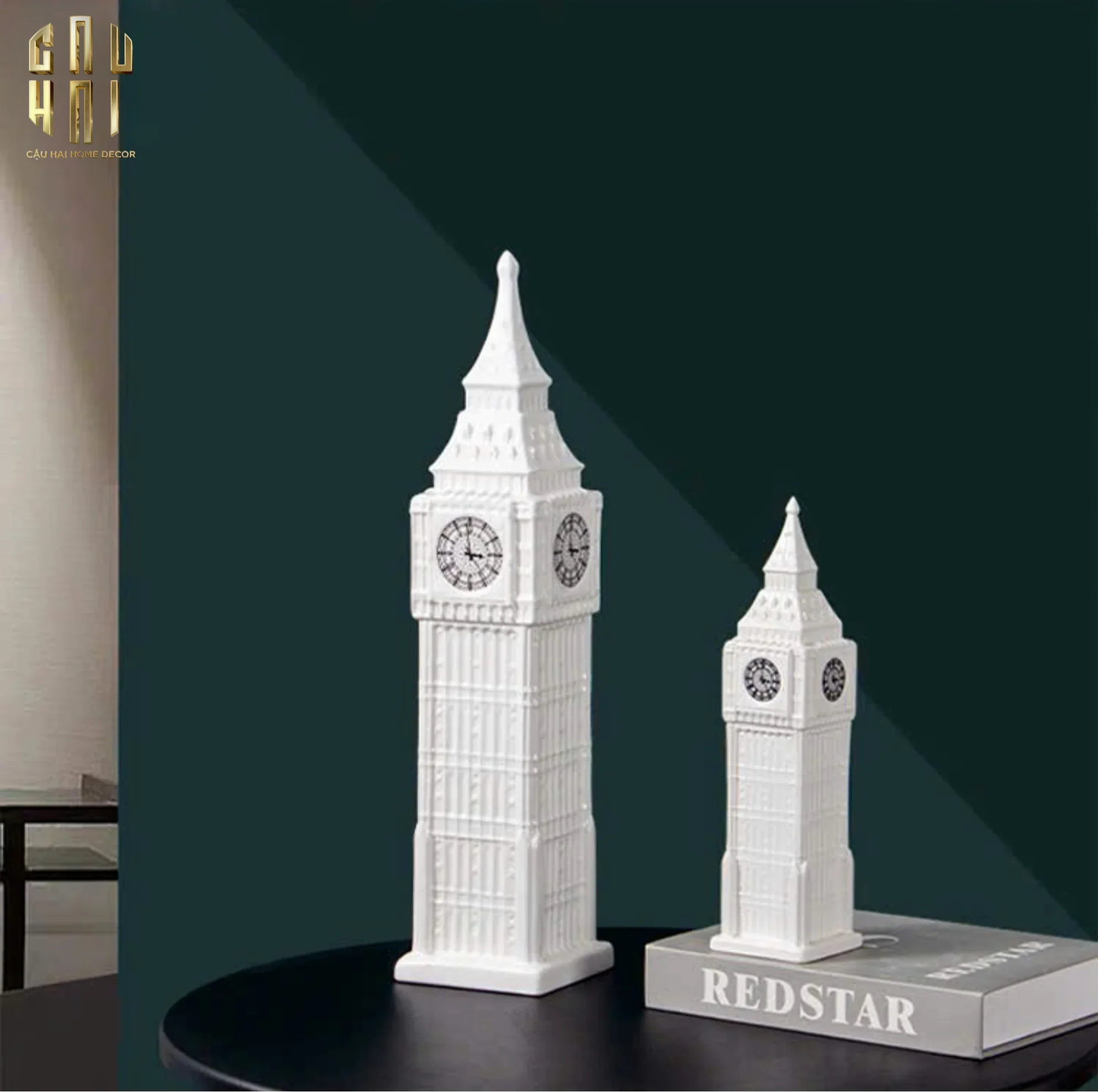 Tượng London Big Ben Clock Tower H30/48-TƯỢNG TRANG TRÍ-CẬU HAI HOME DECOR