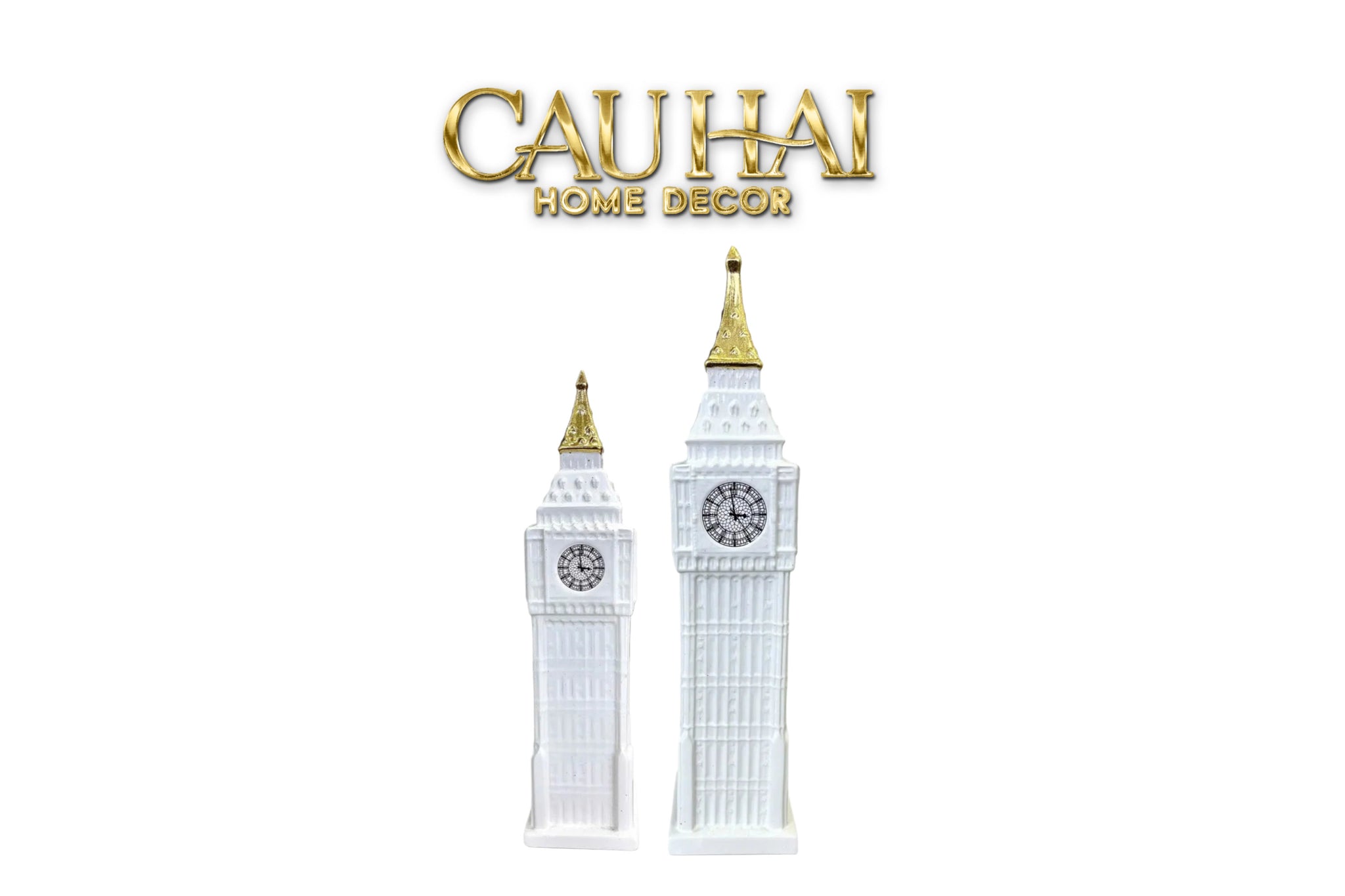 Tượng London Big Ben Clock Tower H30/48-CẬU HAI HOME DECOR