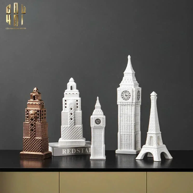 TƯỢNG LONDON BIG BEN CLOCK TOWER H48