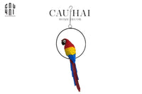Tượng Maison Jungle Parrot - Ara On Circle-CẬU HAI HOME DECOR