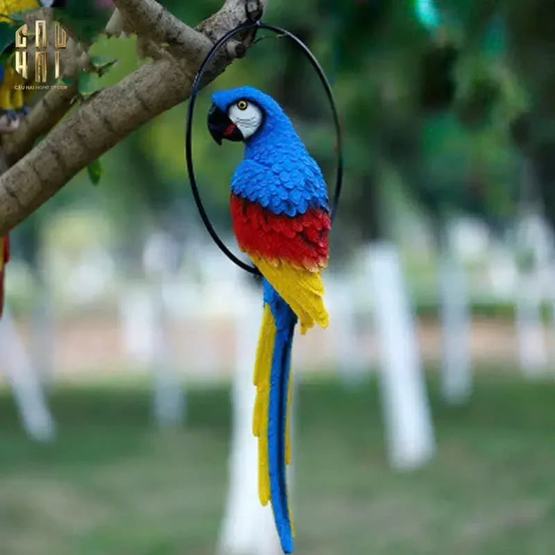 TƯỢNG MAISON JUNGLE PARROT - RIO ON CIRCLE