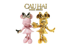 Tượng Mickey - Minnie Pinkyboo Ballet H29-CẬU HAI HOME DECOR