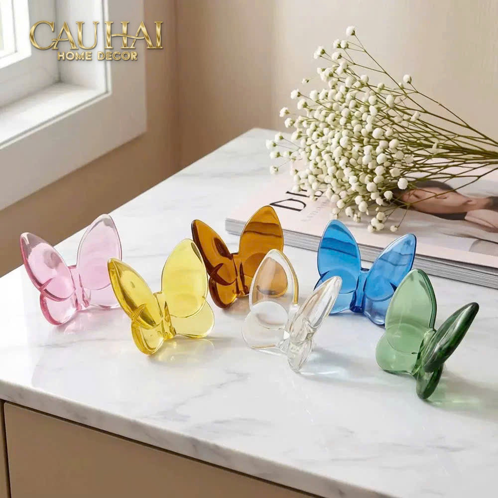 Tượng Mini Bướm Pha Lê Papillon Chromatique 7x8-TRANG TRÍ-CẬU HAI HOME DECOR-CẬU HAI HOME DECOR