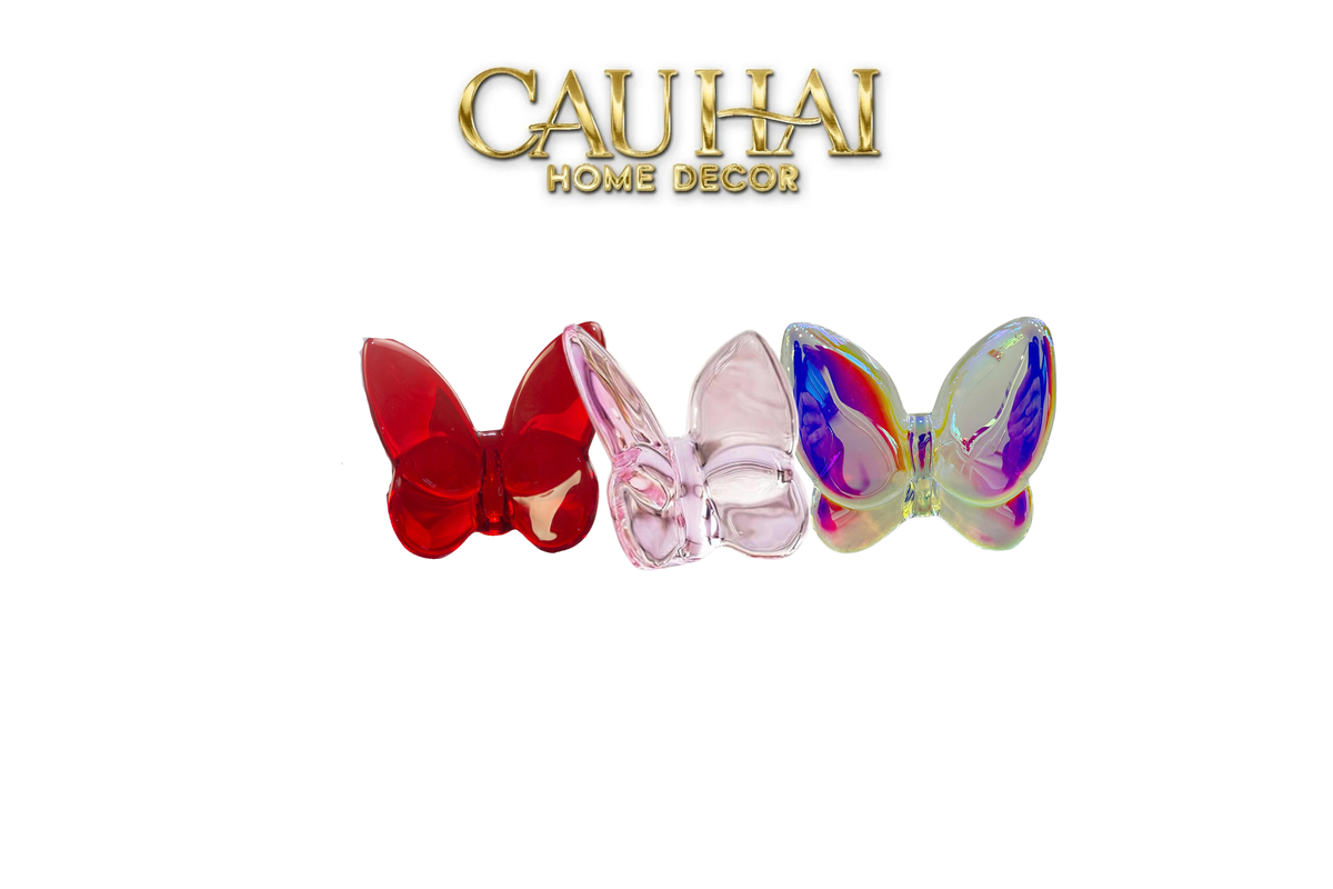Tượng Mini Bướm Pha Lê Papillon Chromatique 7x8-TRANG TRÍ-CẬU HAI HOME DECOR-CẬU HAI HOME DECOR