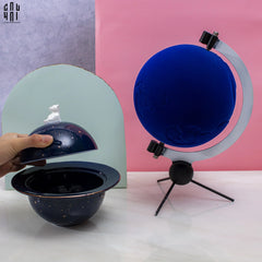Tượng Nhung Velvet Blue Planet Ss25-CẬU HAI HOME DECOR