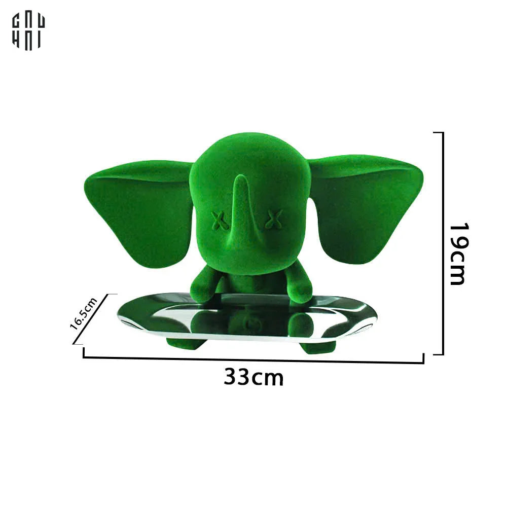 tuong-nhung-voi-figurine-ceramic-jade-velvet-elephant-tuong-trang-tri-cau-hai-home-decor-2 - CẬU HAI HOME DECOR