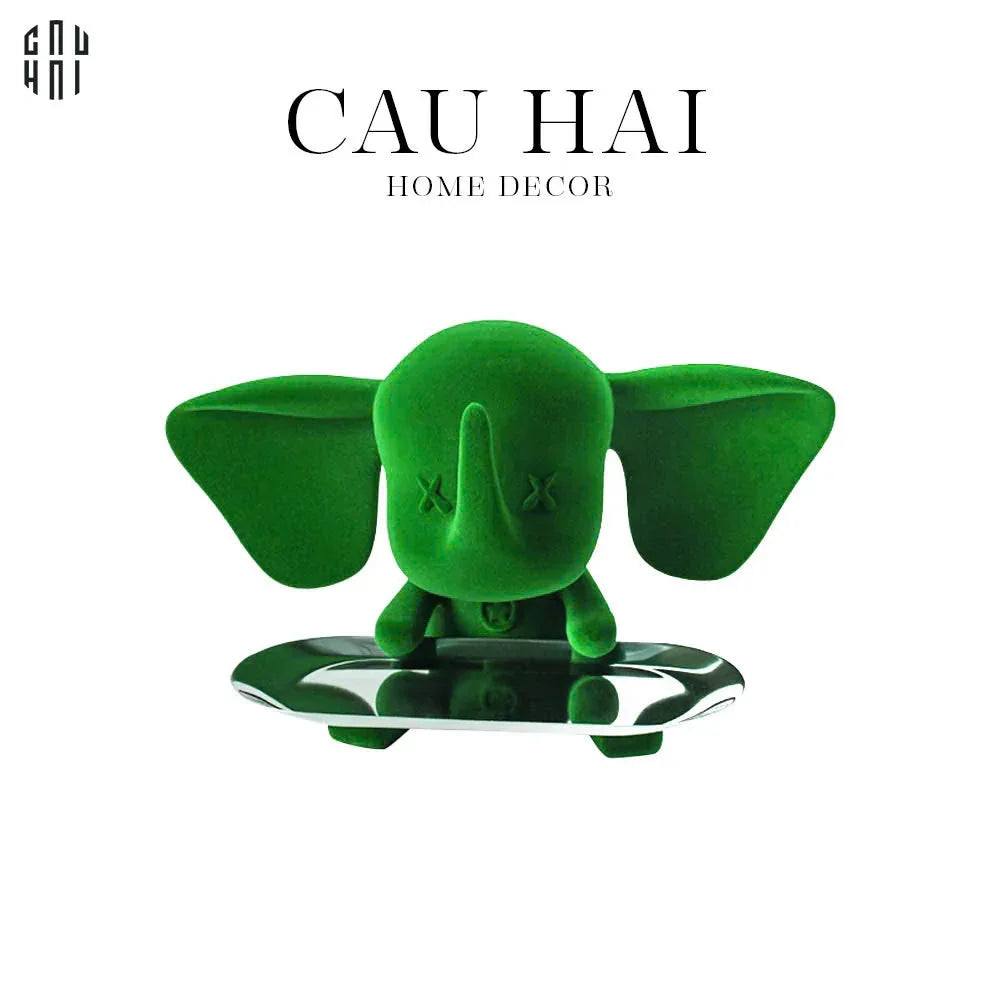 tuong-nhung-voi-figurine-ceramic-jade-velvet-elephant-tuong-trang-tri-cau-hai-home-decor - CẬU HAI HOME DECOR