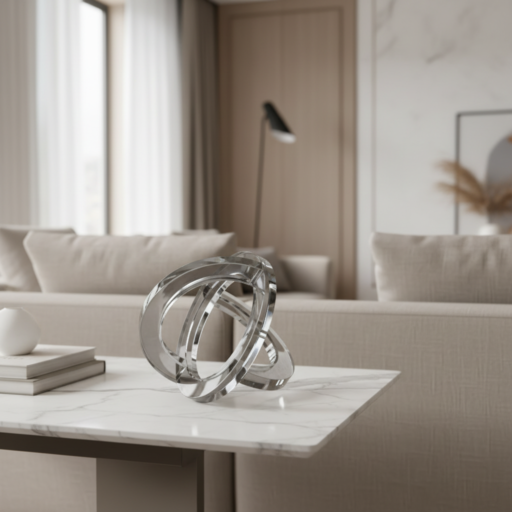 Tượng Pha Lê Cristalleries Orbite Infinity D16-Tượng Pha Lê-CẬU HAI HOME DECOR-CẬU HAI HOME DECOR