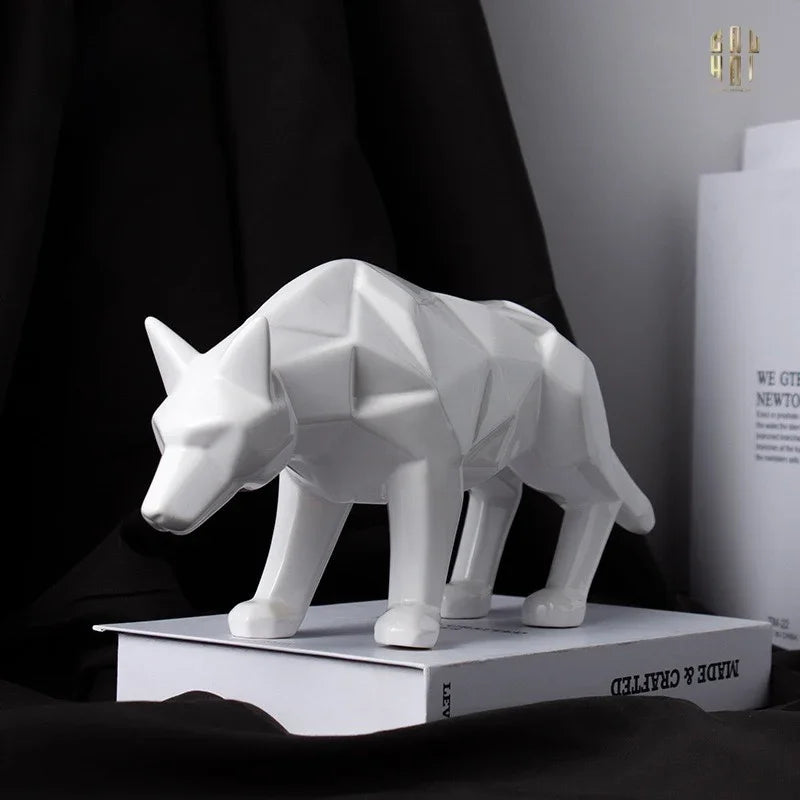 TƯỢNG PLATINUM GEOMETRIC WOLF FW25