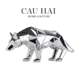 TƯỢNG PLATINUM GEOMETRIC WOLF FW25