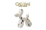 Tượng Puppy Balloon Pupp-X Mécanique Blanc / Noir-TƯỢNG TRANG TRÍ-CẬU HAI HOME DECOR