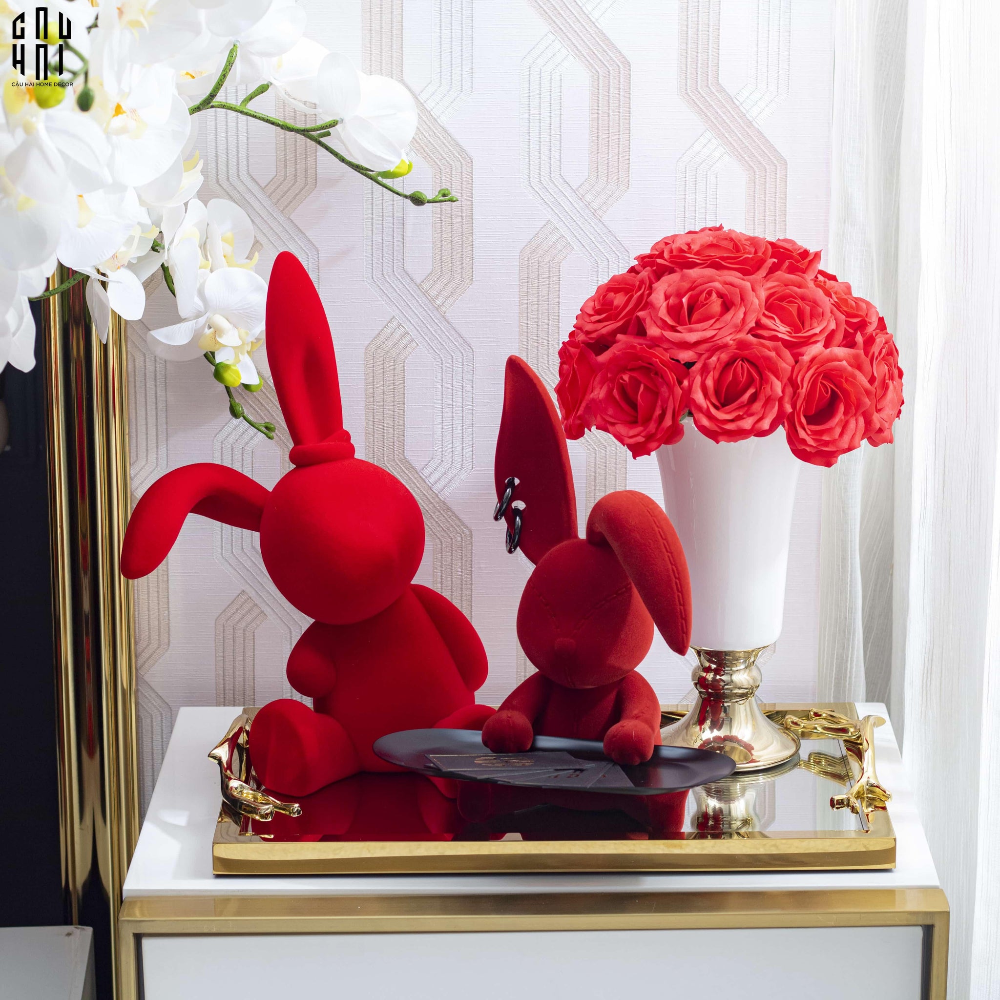 TƯỢNG RED DISK BUNNY GANG SS25