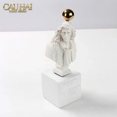 Tượng Socrates Quote Bust-TƯỢNG TRANG TRÍ-CẬU HAI HOME DECOR