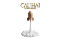 Tượng Tên Lửa Launching Apollo Rocket H25 Straight Ahead-CẬU HAI HOME DECOR