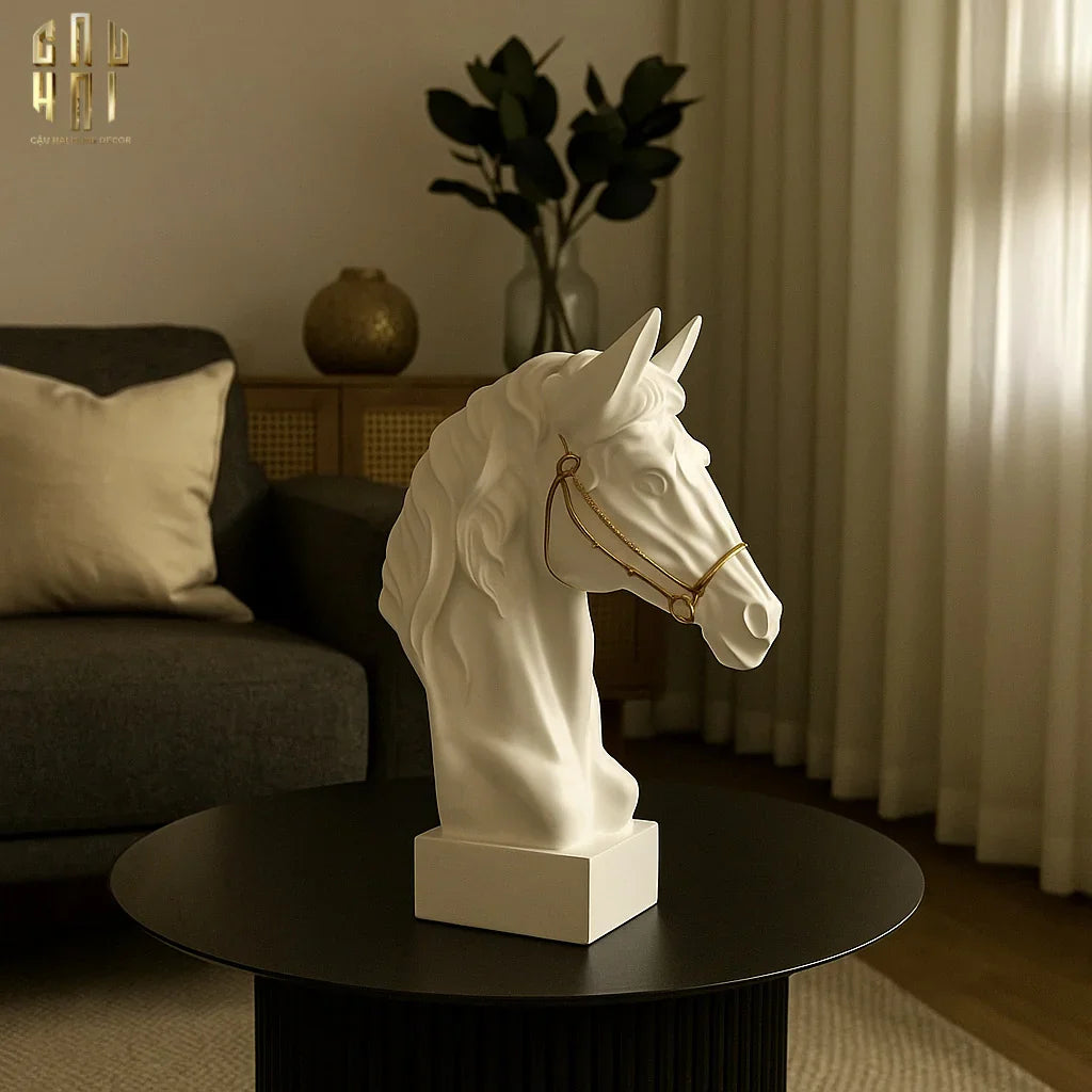 TƯỢNG THE DIVINE PEGASUS - WHITE H43