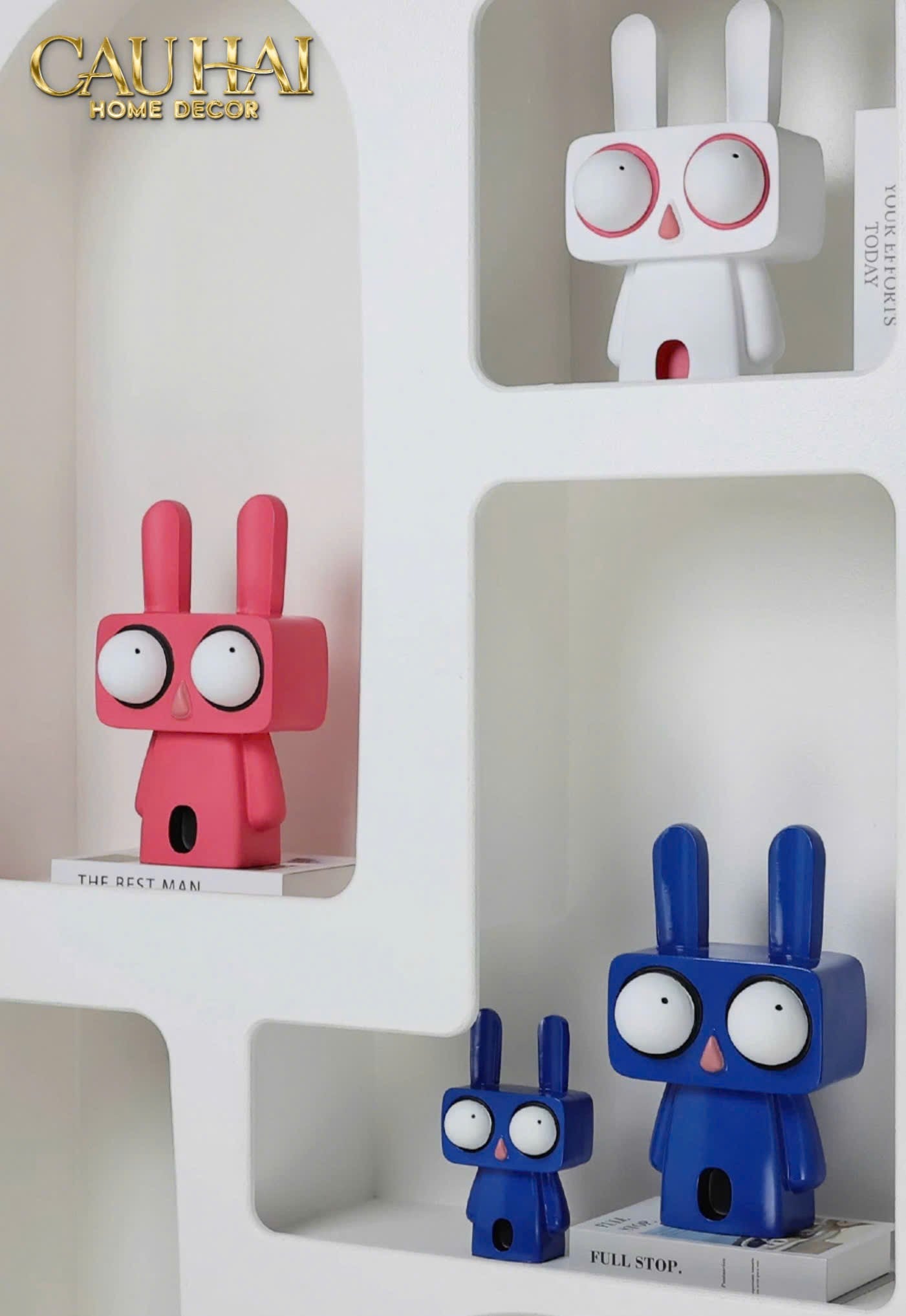 Tượng Thỏ Art Toon Woo Lapin H33 - CẬU HAI HOME DECOR