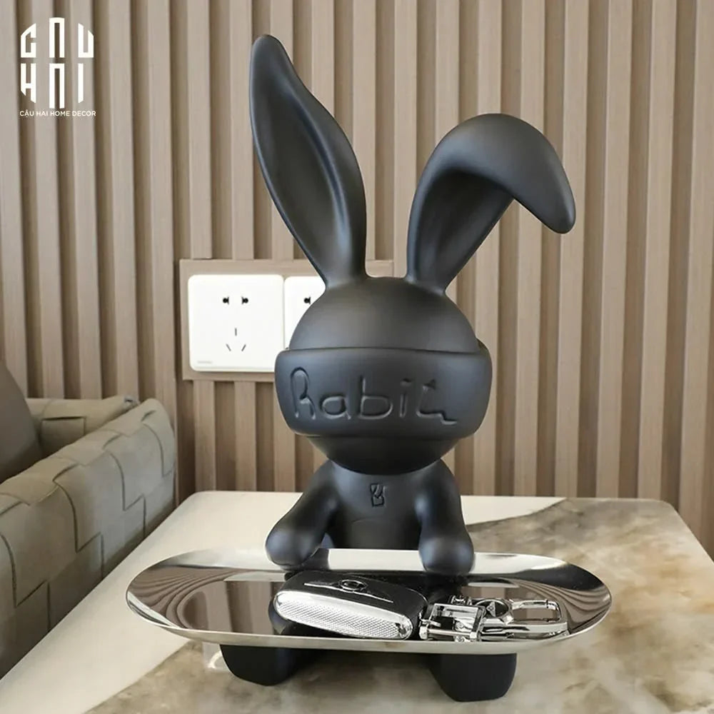 tet-couture-tuong-tho-figurine-modern-art-toy-black-lapin-h31-tuong-trang-tri-cau-hai-home-decor-4 - CẬU HAI HOME DECOR