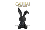 tet-couture-tuong-tho-figurine-modern-art-toy-black-lapin-h31-tuong-trang-tri-cau-hai-home-decor - CẬU HAI HOME DECOR