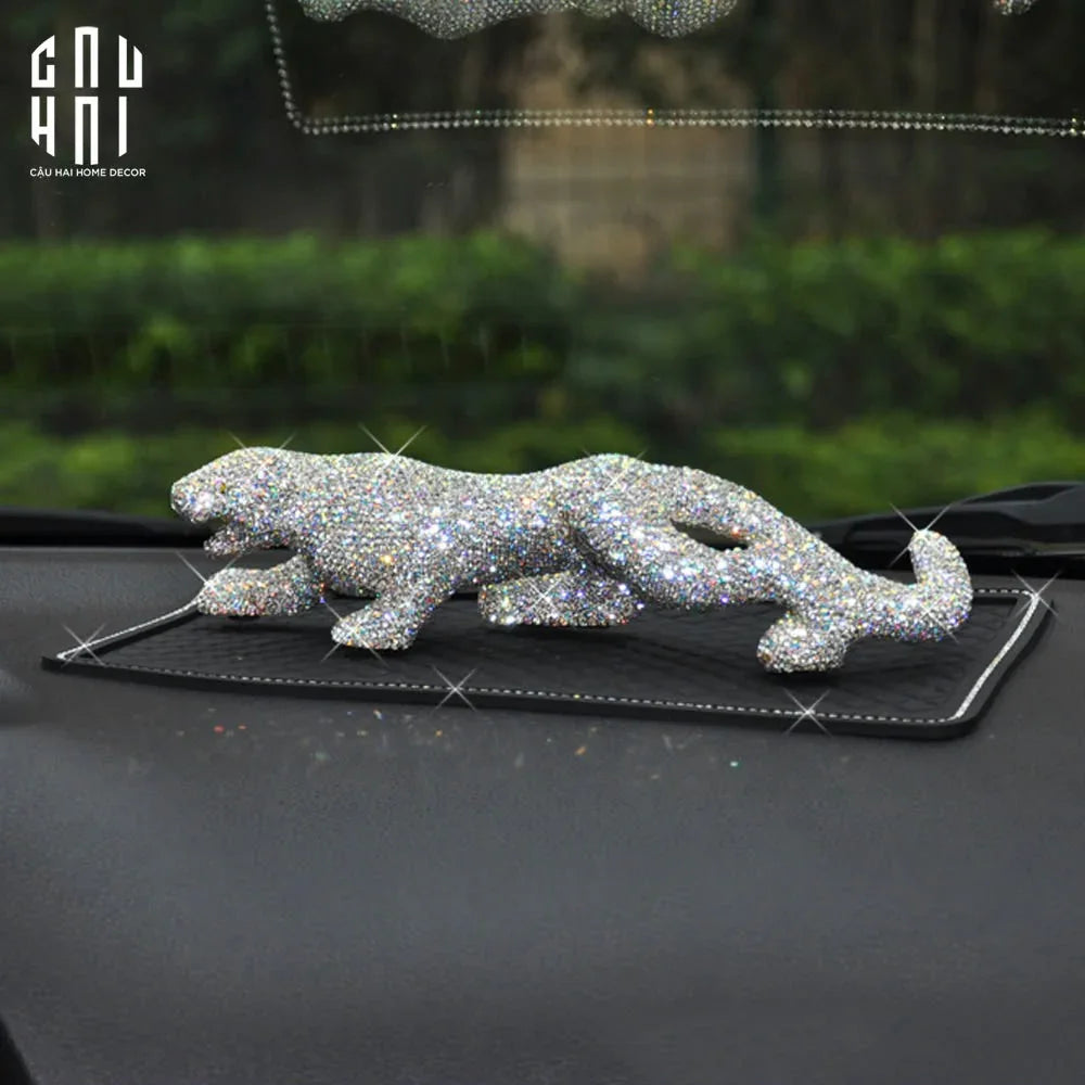 TƯỢNG TRANG TRÍ BLING BLING LEOPARD