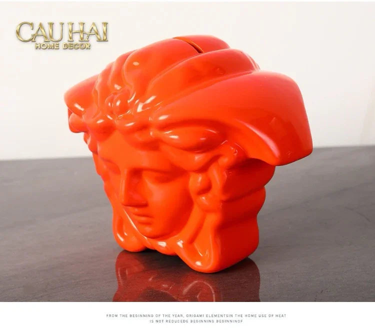 tuong-trang-tri-dung-dong-xu-couture-v-class-money-bank-medusa-signature-orange-18x14-tuong-trang-tri-cau-hai-home-decor-4 - CẬU HAI HOME DECOR