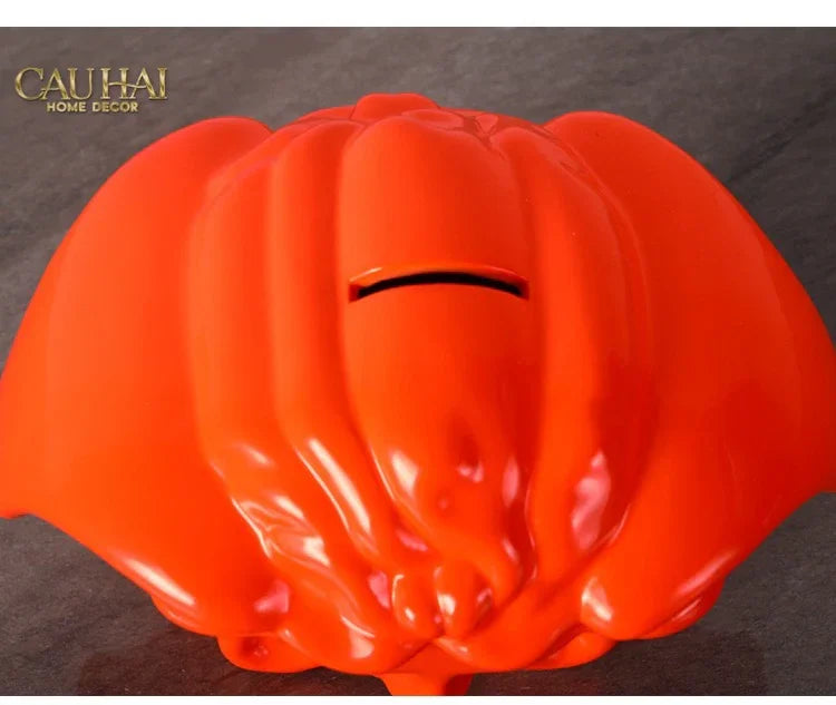 tuong-trang-tri-dung-dong-xu-couture-v-class-money-bank-medusa-signature-orange-18x14-tuong-trang-tri-cau-hai-home-decor-9 - CẬU HAI HOME DECOR