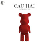 Tượng Trang Trí Red Velvet Bearbrick-CẬU HAI HOME DECOR