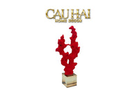 Tượng Trang Trí Resin San Hô Étreinte Rouge-TƯỢNG TRANG TRÍ-CẬU HAI HOME DECOR