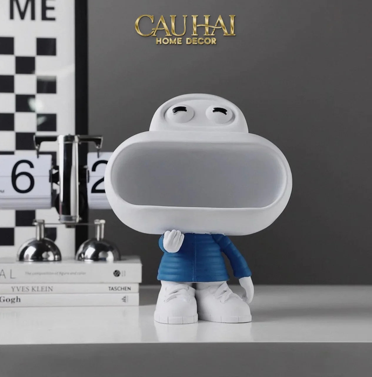 Tượng Treo Chìa Khoá Figurine Big Mouth Key Holder-TƯỢNG TRANG TRÍ-CẬU HAI HOME DECOR