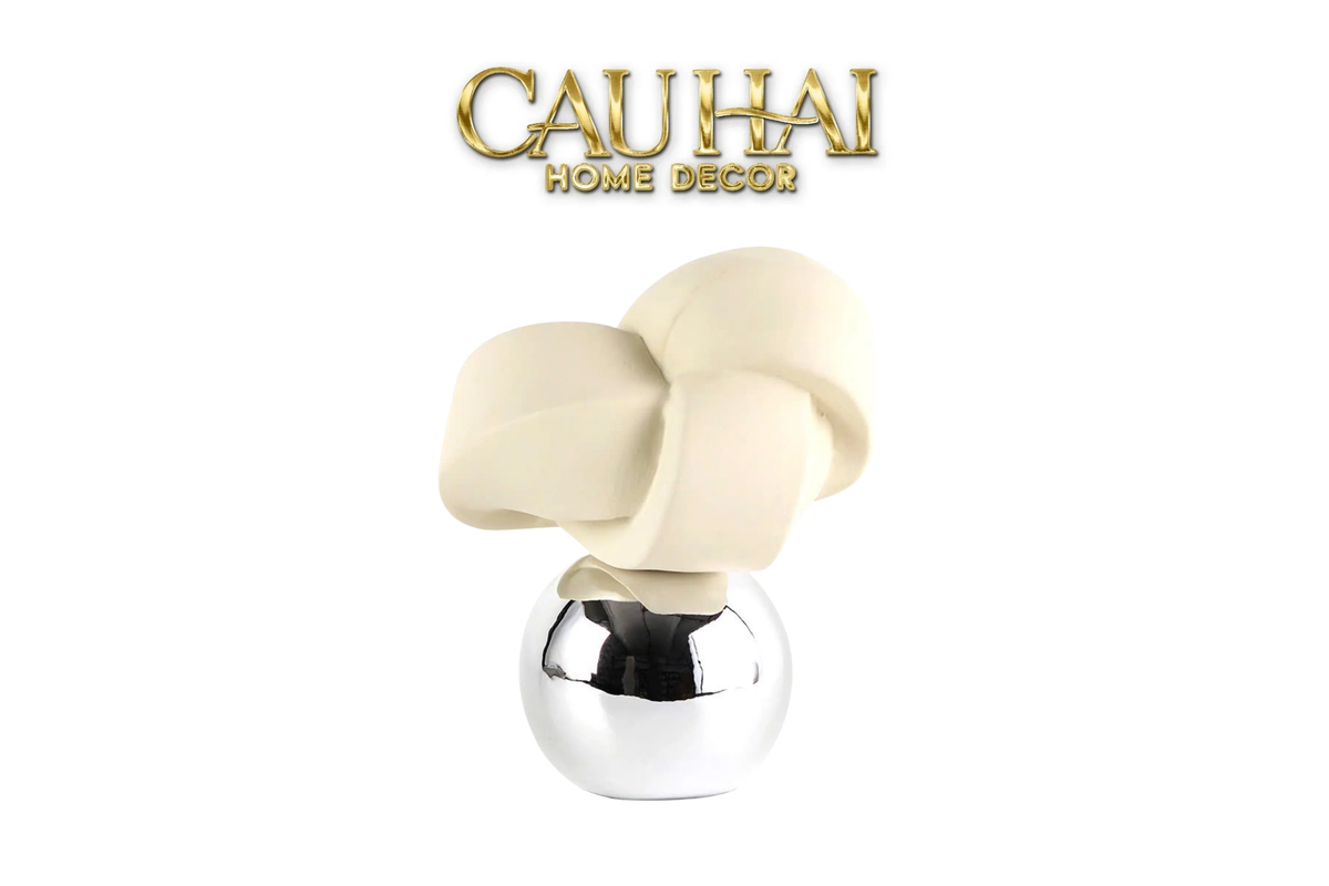 Tượng Trừu Tượng Nghệ Thuật — Ivory Reverie Objet d'Art-TƯỢNG TRANG TRÍ-CẬU HAI HOME DECOR