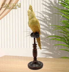 Tượng Vẹt Mào Emperor Cockatoo H28-TƯỢNG TRANG TRÍ-CẬU HAI HOME DECOR
