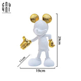 TƯỢNG MICKEY HANDSHAKE UNION D’OR H29-CẬU HAI HOME DECOR