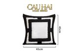 Vỏ Gối Canvas Mono Geometric Border 45-VỎ GỐI-Đối tác tại Trung Quốc theo từng đơn đặt hàng-VỎ GỐI CANVAS MONO GEOMETRIC BORDER 45-CẬU HAI HOME DECOR