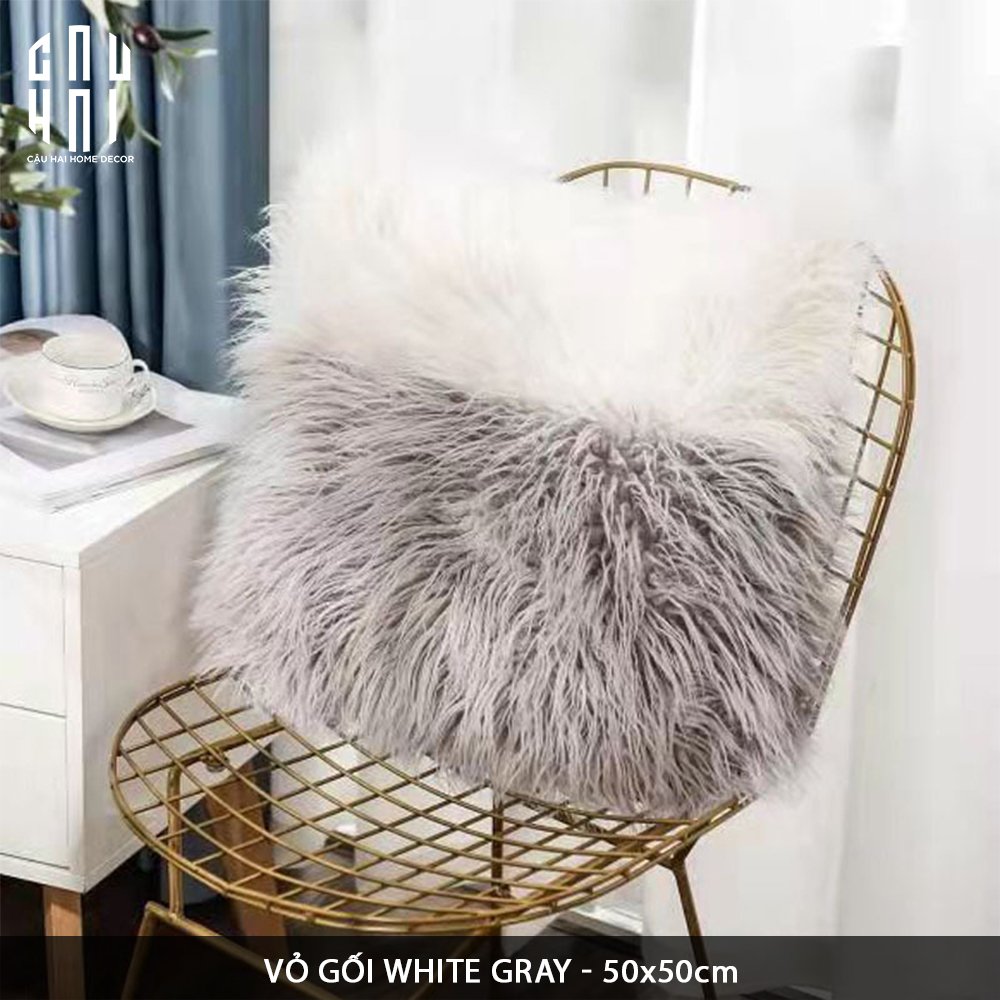 VỎ GỐI GRAY WHITE - CẬU HAI HOME DECOR