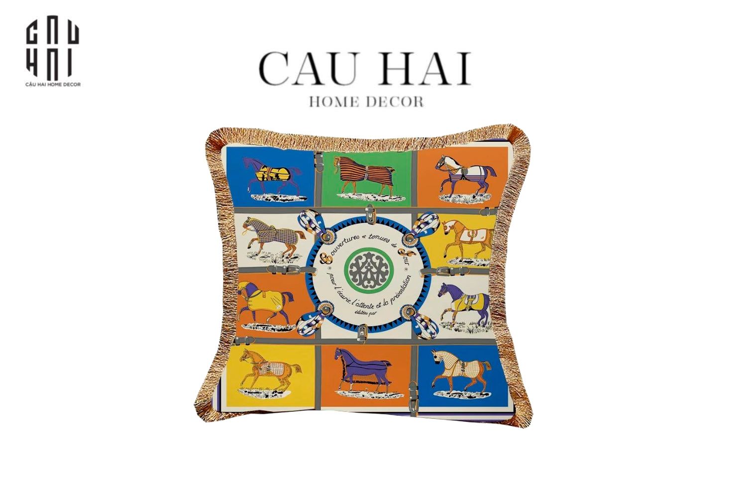 VỎ GỐI HERM. COUVERTURES 45 - CẬU HAI HOME DECOR