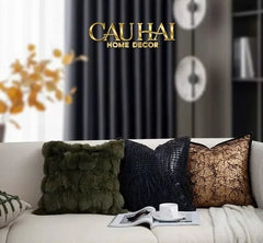 Vỏ Gối Jacquard Galliano D’Or Bronze 45-VỎ GỐI-CẬU HAI HOME DECOR