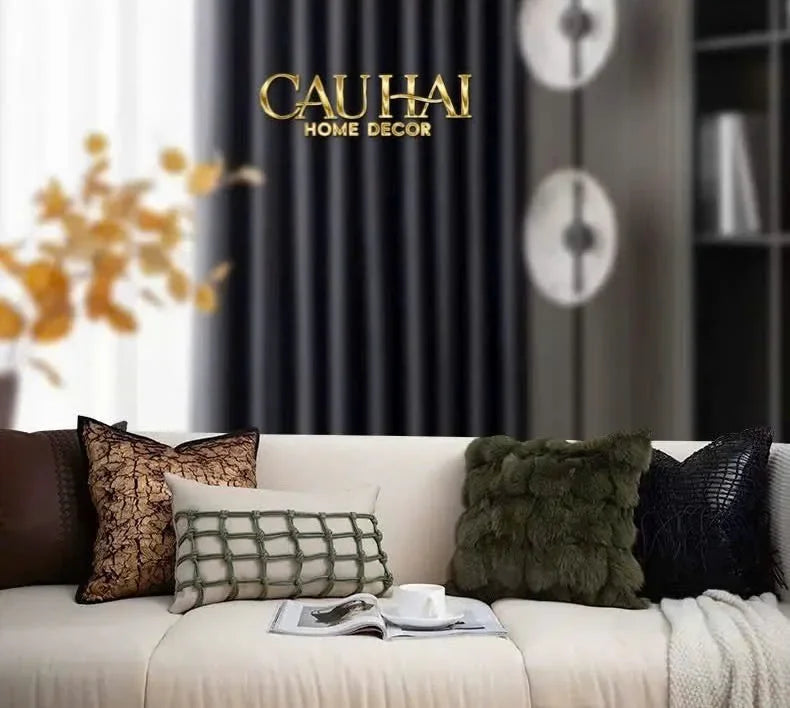 Vỏ Gối Jacquard Galliano D’Or Bronze 45-VỎ GỐI-CẬU HAI HOME DECOR