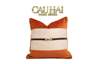 Vỏ Gối L'Équestre Harnais - Sunset Ivory 45-VỎ GỐI-CẬU HAI HOME DECOR