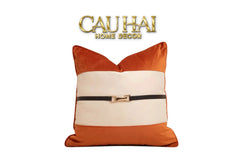 Vỏ Gối L'Équestre Harnais - Sunset Ivory 45-VỎ GỐI-CẬU HAI HOME DECOR