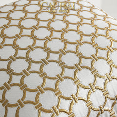 Vỏ Gối Lụa Jacquard D'Or Orion Chain Motif 45-VỎ GỐI-CẬU HAI HOME DECOR