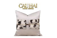 Vỏ Gối Lụa Jacquard Ophelia Ceinture Métallique 45-VỎ GỐI-CẬU HAI HOME DECOR